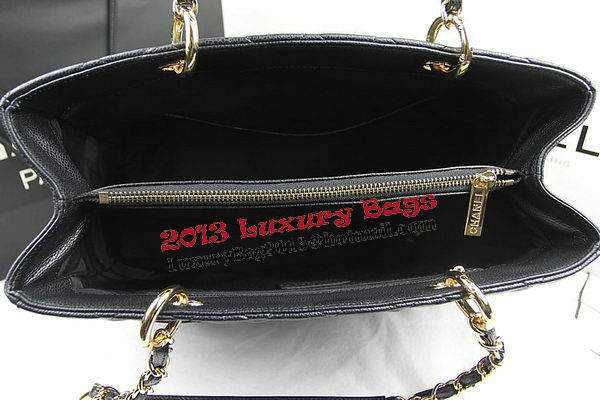 Chanel Classic Coco Bag Black GST Caviar Leather A50995 Gold Chanel Classic Coco Bag Black GST Caviar Leather A50995 Gold