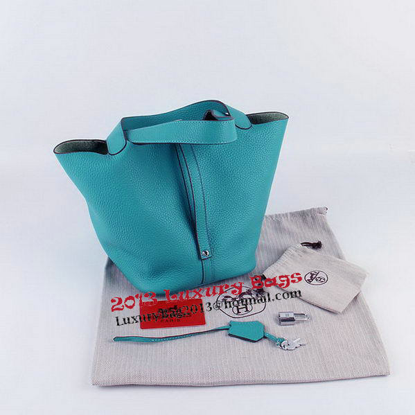 Hermes Picotin Lock PM Bags Clemence Leather H8615 Green Hermes Picotin Lock PM Bags Clemence Leather H8615 Green