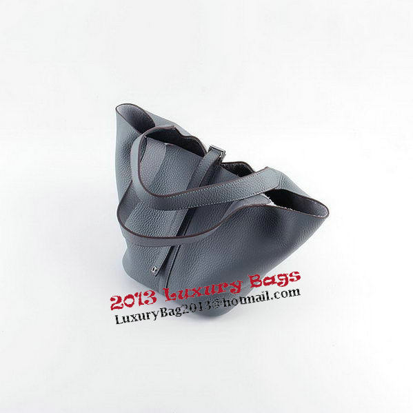 Hermes Picotin Lock PM Bags Clemence Leather H8615 Grey Hermes Picotin Lock PM Bags Clemence Leather H8615 Grey