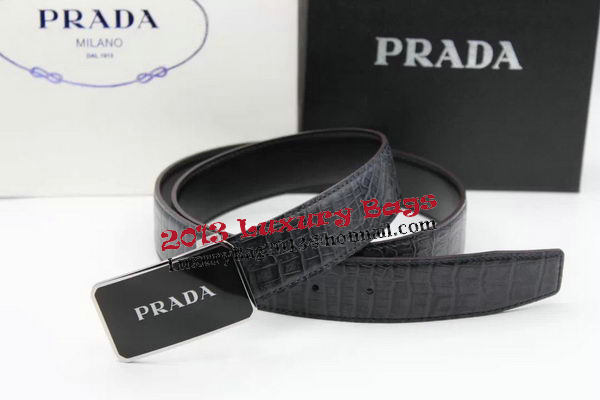 Prada 35mm Belt Croco Leather PB1128A Prada 35mm Belt Croco Leather PB1128A