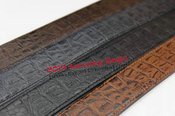 Prada 35mm Belt Croco Leather PB1128A Prada 35mm Belt Croco Leather PB1128A