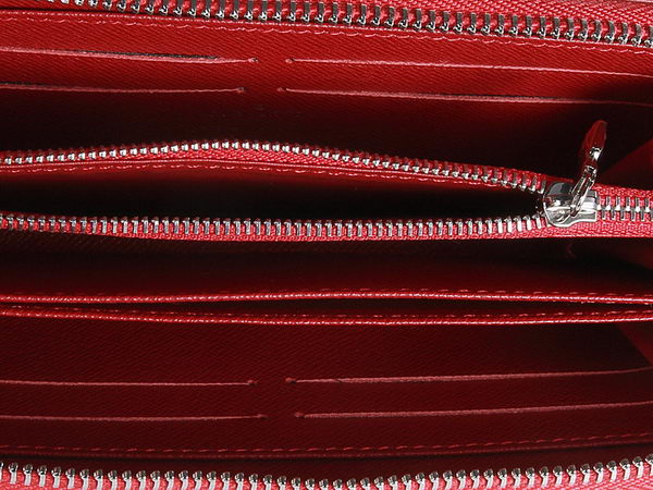 LOUIS VUITTON M6385N EPI LEATHER ZIPPY ORGANIZER RED LOUIS VUITTON M6385N EPI LEATHER ZIPPY ORGANIZER RED