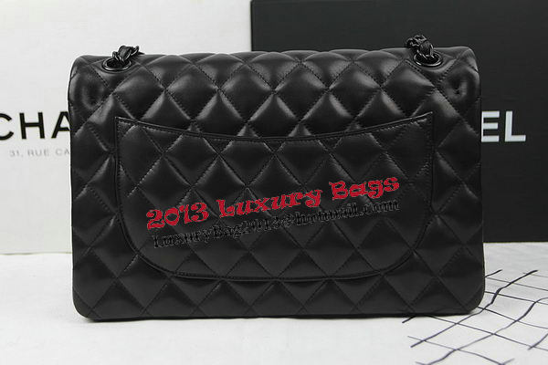 Chanel Classic Flap Bag Original Sheepskin Leather A1113 Black Chanel Classic Flap Bag Original Sheepskin Leather A1113 Black