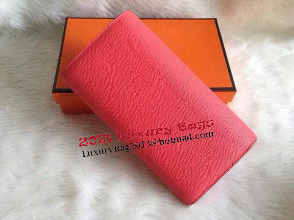 Hermes Constance Long Wallets Original Leather HA909 Light Pink Hermes Constance Long Wallets Original Leather HA909 Light Pink