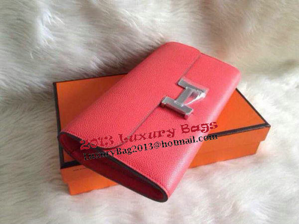 Hermes Constance Long Wallets Original Leather HA909 Light Pink Hermes Constance Long Wallets Original Leather HA909 Light Pink