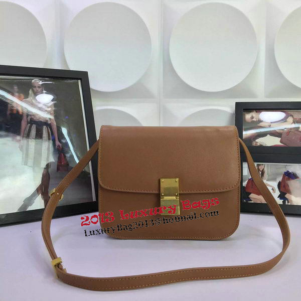 Celine Classic Box Flap Bag Calfskin Leather C88008 Wheat Celine Classic Box Flap Bag Calfskin Leather C88008 Wheat