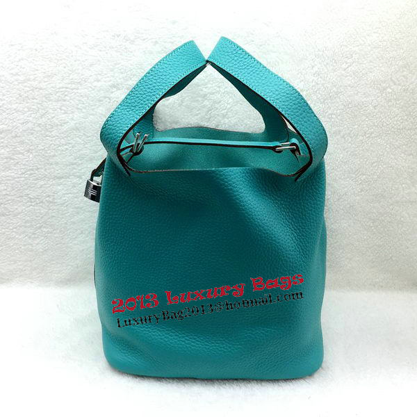 Hermes Picotin Lock 22cm Bags Litchi Leather HPL1048 Green Hermes Picotin Lock 22cm Bags Litchi Leather HPL1048 Green