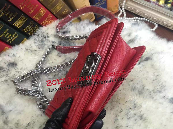 Boy Chanel Flap Shoulder Bag Cannage Pattern A67085 Red Boy Chanel Flap Shoulder Bag Cannage Pattern A67085 Red