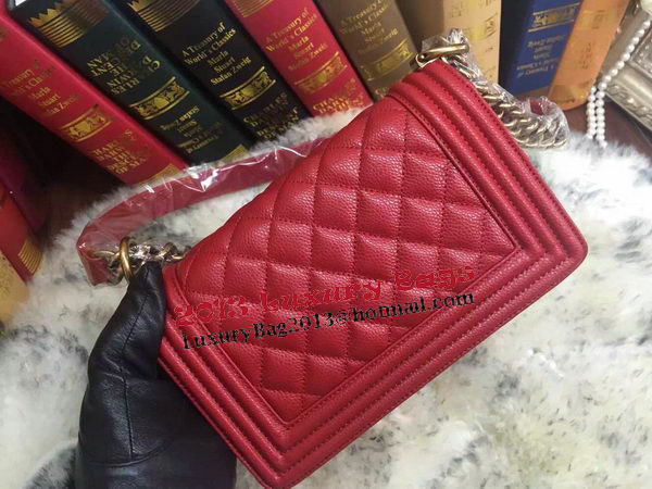 Boy Chanel Flap Shoulder Bag Cannage Pattern A67085 Red Boy Chanel Flap Shoulder Bag Cannage Pattern A67085 Red
