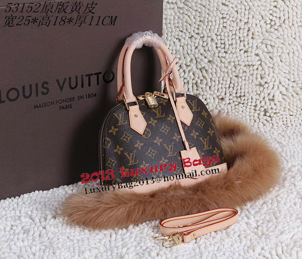Louis Vuitton Monogram Canvas Alma BB Tote Bag M53152 Louis Vuitton Monogram Canvas Alma BB Tote Bag M53152