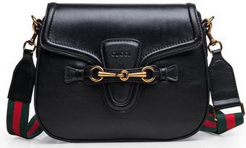 Gucci Lady Web Calfskin Leather Shoulder Bags 383848 Black Gucci Lady Web Calfskin Leather Shoulder Bags 383848 Black