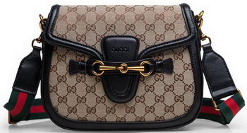 Gucci Lady Web Original GG Canvas Shoulder Bags 383848 Black Gucci Lady Web Original GG Canvas Shoulder Bags 383848 Black