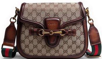 Gucci Lady Web Original GG Canvas Shoulder Bags 383848 Brown Gucci Lady Web Original GG Canvas Shoulder Bags 383848 Brown