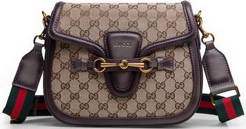 Gucci Lady Web Original GG Canvas Shoulder Bags 383848 Dark Brown Gucci Lady Web Original GG Canvas Shoulder Bags 383848 Dark Brown