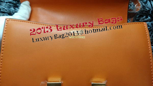 Hermes Constance Bag Smooth Leather H9998S Orange Hermes Constance Bag Smooth Leather H9998S Orange