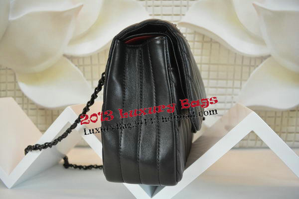 Boy Chanel Flap Bag Sheepskin Chevron Quilting A64306 Black Boy Chanel Flap Bag Sheepskin Chevron Quilting A64306 Black