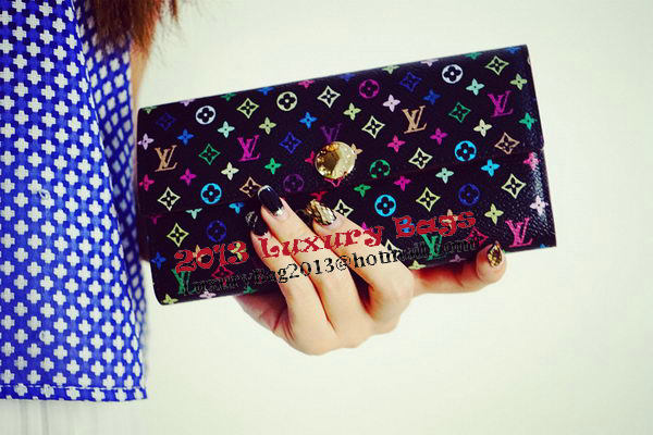 Louis Vuitton M60734 Monogram Multicolore Sarah Wallet Louis Vuitton M60734 Monogram Multicolore Sarah Wallet