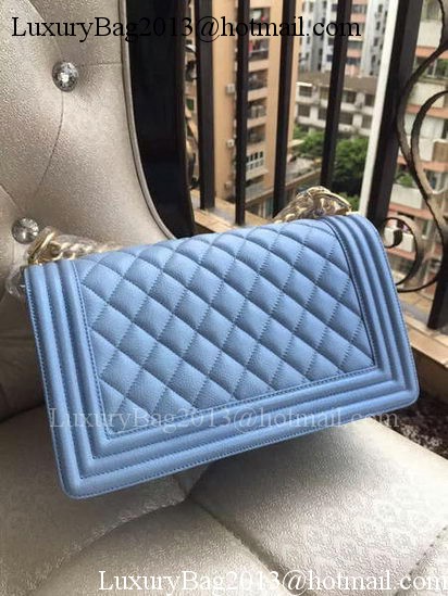Boy Chanel Flap Shoulder Bag Blue Cannage Pattern A67086 Gold Boy Chanel Flap Shoulder Bag Blue Cannage Pattern A67086 Gold
