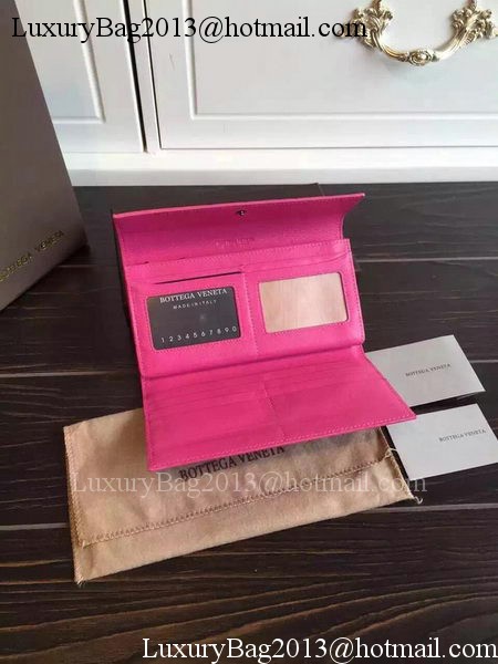 Bottega Veneta Intrecciato Nappa Tri-Flod Wallet BV150507 Rose Bottega Veneta Intrecciato Nappa Tri-Flod Wallet BV150507 Rose