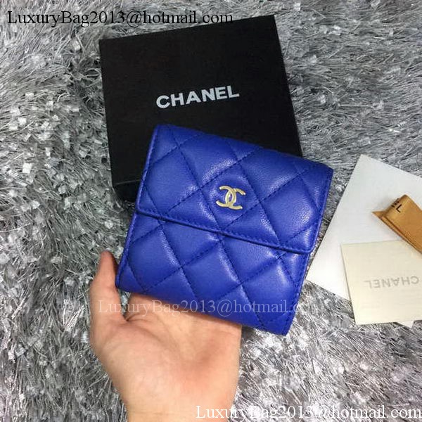 Chanel mini Tri-Fold Wallet Sheepskin Leather A48980 Chanel mini Tri-Fold Wallet Sheepskin Leather A48980