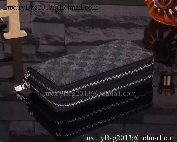 Louis Vuitton Damier Graphite Canvas Zippy Insolite Wallets N61723 Louis Vuitton Damier Graphite Canvas Zippy Insolite Wallets N61723