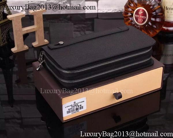 Louis Vuitton Taiga Leather Zippy Insolite Wallet M62012 Black Louis Vuitton Taiga Leather Zippy Insolite Wallet M62012 Black