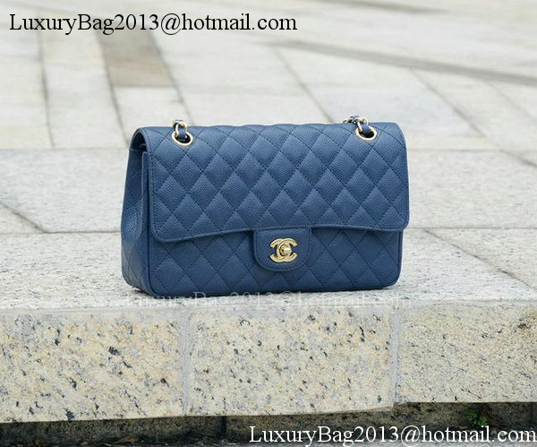 Chanel 2.55 Series Flap Bag Blue Original Cannage Pattern A1112 Gold Chanel 2.55 Series Flap Bag Blue Original Cannage Pattern A1112 Gold