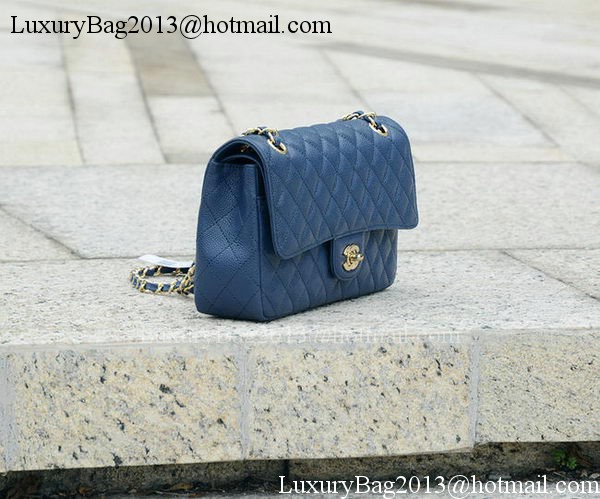 Chanel 2.55 Series Flap Bag Blue Original Cannage Pattern A1112 Gold Chanel 2.55 Series Flap Bag Blue Original Cannage Pattern A1112 Gold