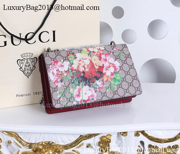 Gucci 400235 Dionysus Blooms Print Shoulder Bag Gucci 400235 Dionysus Blooms Print Shoulder Bag