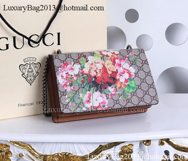 Gucci 400235 Dionysus Blooms Print Shoulder Bag Gucci 400235 Dionysus Blooms Print Shoulder Bag