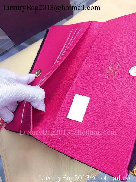 Louis Vuitton Monogram Canvas ADELE WALLET M61287 Rose Louis Vuitton Monogram Canvas ADELE WALLET M61287 Rose