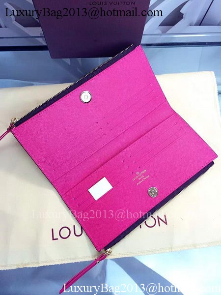 Louis Vuitton Monogram Canvas ADELE WALLET M61287 Rose Louis Vuitton Monogram Canvas ADELE WALLET M61287 Rose
