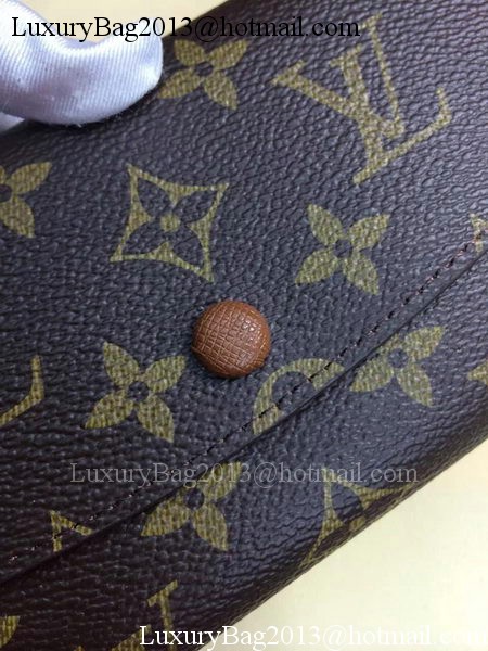 Louis Vuitton Monogram Canvas Emilie Wallet Rouge M60136 Brown Louis Vuitton Monogram Canvas Emilie Wallet Rouge M60136 Brown