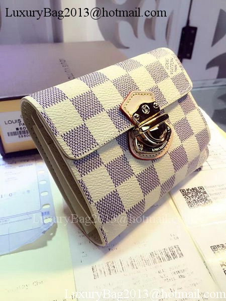 Louis Vuitton Damier Azur Canvas JOEY WALLET N60030