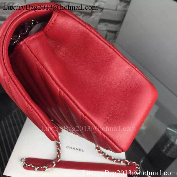 Chanel 2.55 Series Flap Bag Lambskin Chevron Leather A5378 Chanel 2.55 Series Flap Bag Lambskin Chevron Leather A5378