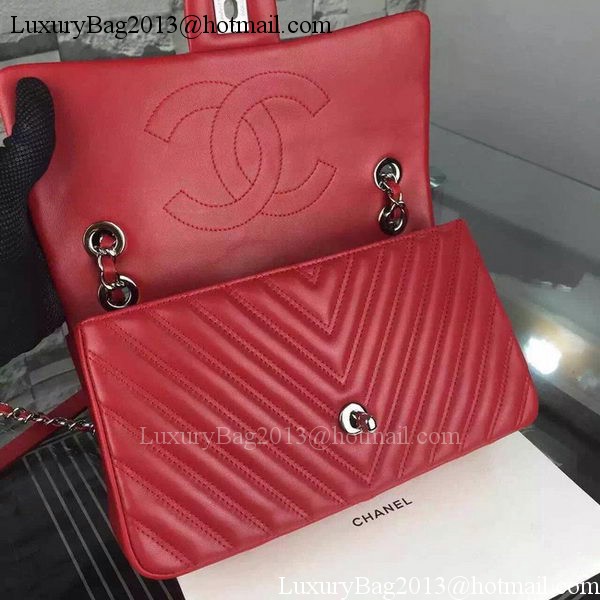 Chanel 2.55 Series Flap Bag Lambskin Chevron Leather A5378 Chanel 2.55 Series Flap Bag Lambskin Chevron Leather A5378