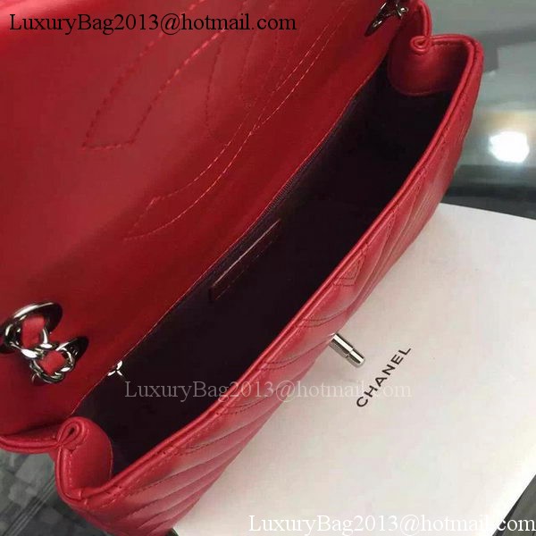 Chanel 2.55 Series Flap Bag Lambskin Chevron Leather A5378 Chanel 2.55 Series Flap Bag Lambskin Chevron Leather A5378