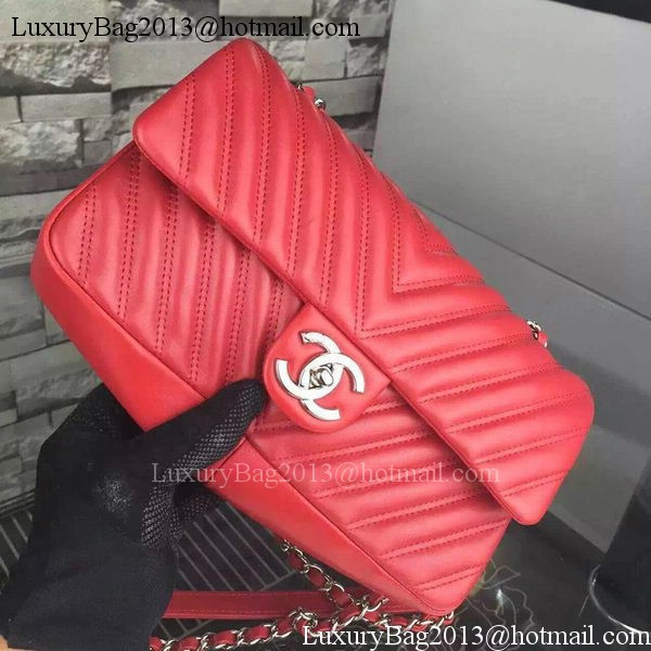 Chanel 2.55 Series Flap Bag Lambskin Chevron Leather A5378 Chanel 2.55 Series Flap Bag Lambskin Chevron Leather A5378