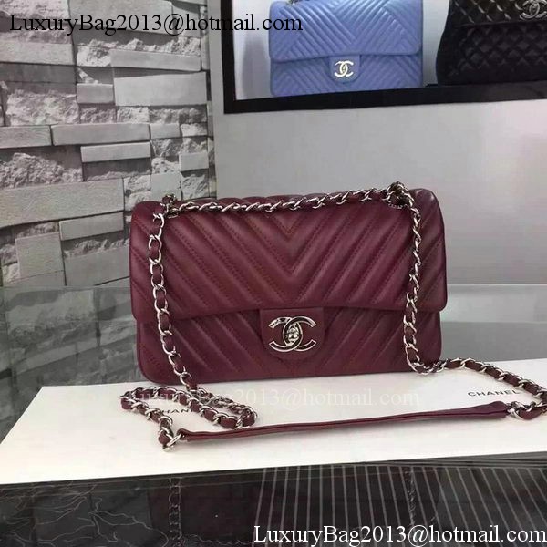 Chanel 2.55 Series Flap Bag Lambskin Chevron Leather A5378 Chanel 2.55 Series Flap Bag Lambskin Chevron Leather A5378