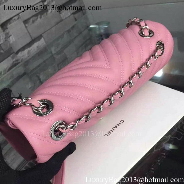 Chanel 2.55 Series Flap Bag Lambskin Chevron Leather A5378 Chanel 2.55 Series Flap Bag Lambskin Chevron Leather A5378