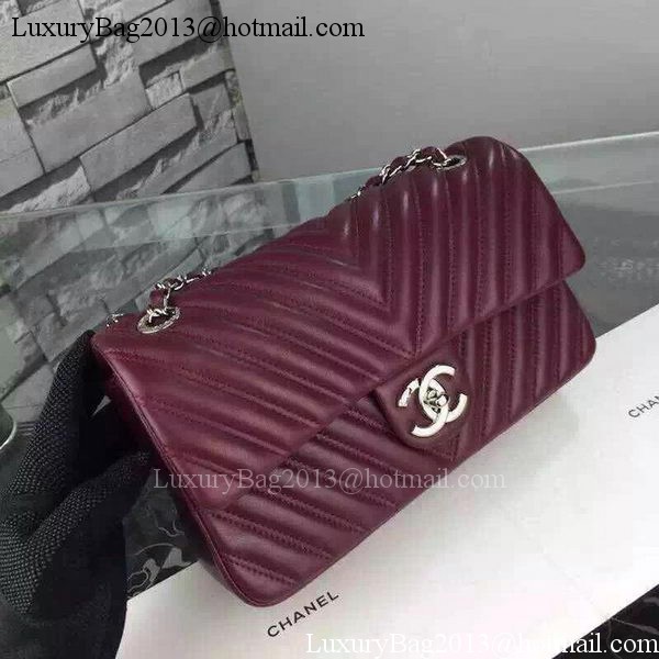 Chanel 2.55 Series Flap Bag Lambskin Chevron Leather A5378 Chanel 2.55 Series Flap Bag Lambskin Chevron Leather A5378