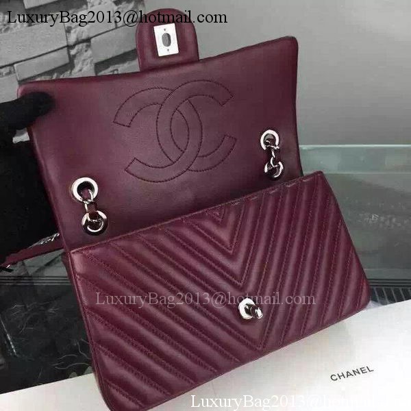 Chanel 2.55 Series Flap Bag Lambskin Chevron Leather A5378 Chanel 2.55 Series Flap Bag Lambskin Chevron Leather A5378