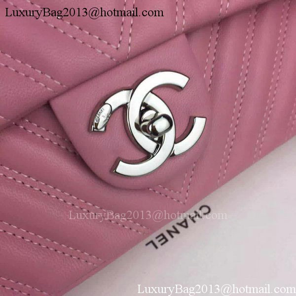 Chanel 2.55 Series Flap Bag Lambskin Chevron Leather A5378 Chanel 2.55 Series Flap Bag Lambskin Chevron Leather A5378