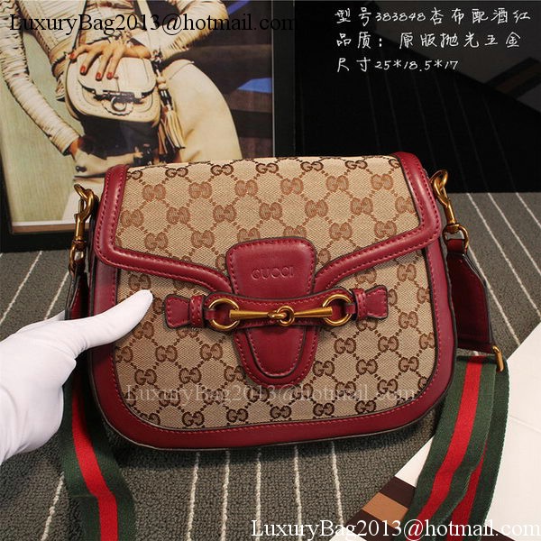 Gucci Lady Web GG Canvas Shoulder Bag 383848 Gucci Lady Web GG Canvas Shoulder Bag 383848