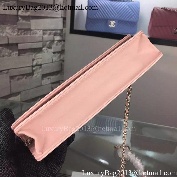 Chanel Flap Shoulder Bag Cannage Pattern A5373 Pink Chanel Flap Shoulder Bag Cannage Pattern A5373 Pink