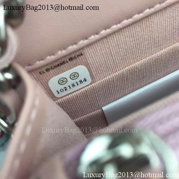 Chanel Flap Shoulder Bag Cannage Pattern A5373 Pink Chanel Flap Shoulder Bag Cannage Pattern A5373 Pink