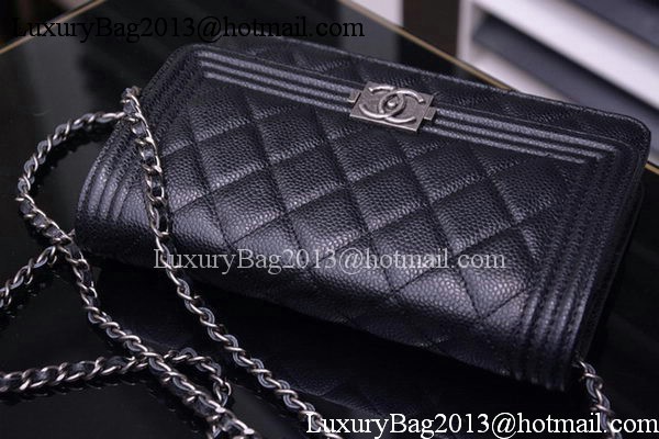 Boy Chanel mini Flap Bags Cannage Pattern A33815 Black Boy Chanel mini Flap Bags Cannage Pattern A33815 Black