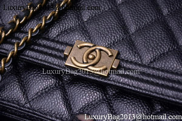 Boy Chanel mini Flap Bags Cannage Pattern A33815 Black Boy Chanel mini Flap Bags Cannage Pattern A33815 Black