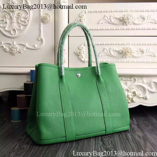 Hermes Garden Party 36cm 30cm Tote Bag Original Leather Green Hermes Garden Party 36cm 30cm Tote Bag Original Leather Green