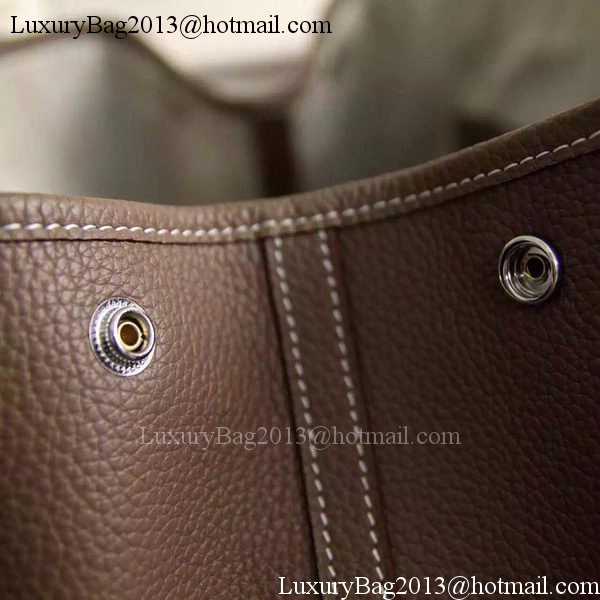 Hermes Garden Party 36cm 30cm Tote Bag Original Leather Grey Hermes Garden Party 36cm 30cm Tote Bag Original Leather Grey
